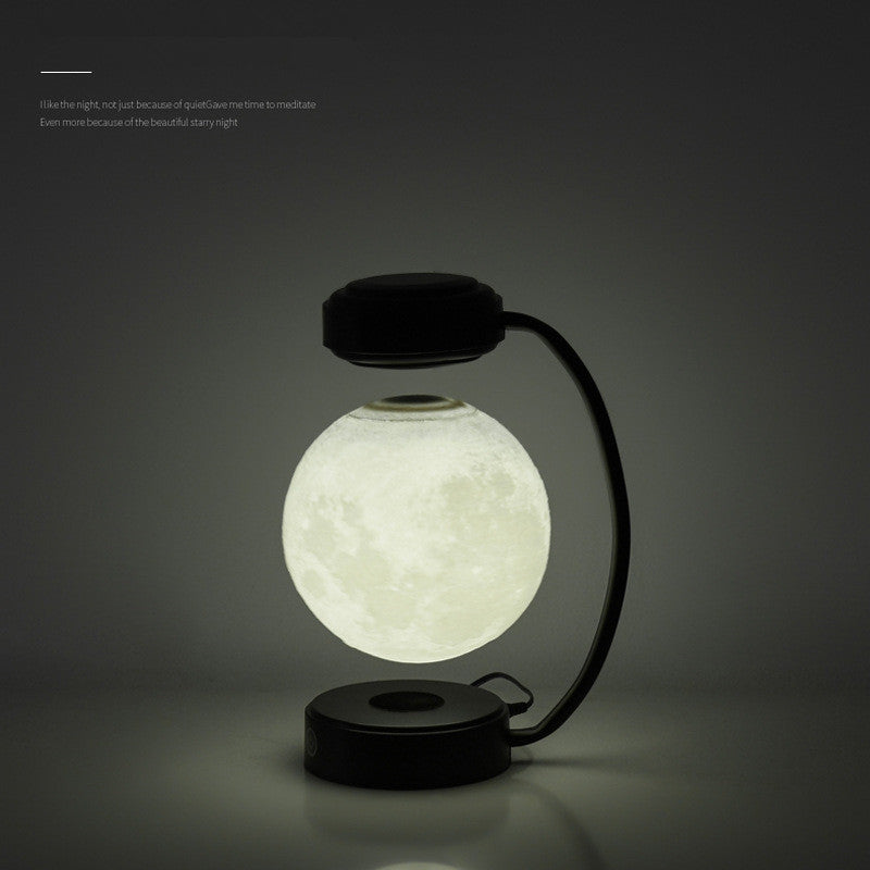 3D LED moon levitation lamp